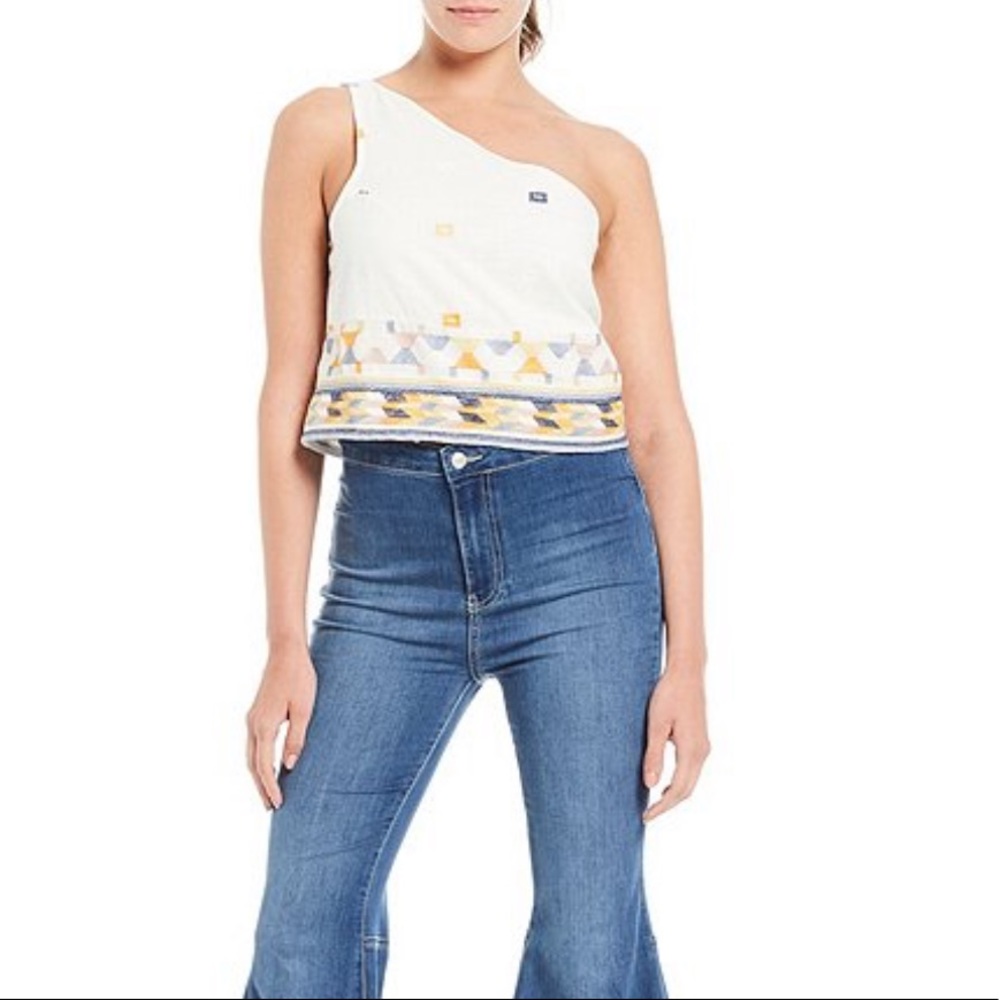 Free People Bali Babe One Shoulder Tank
